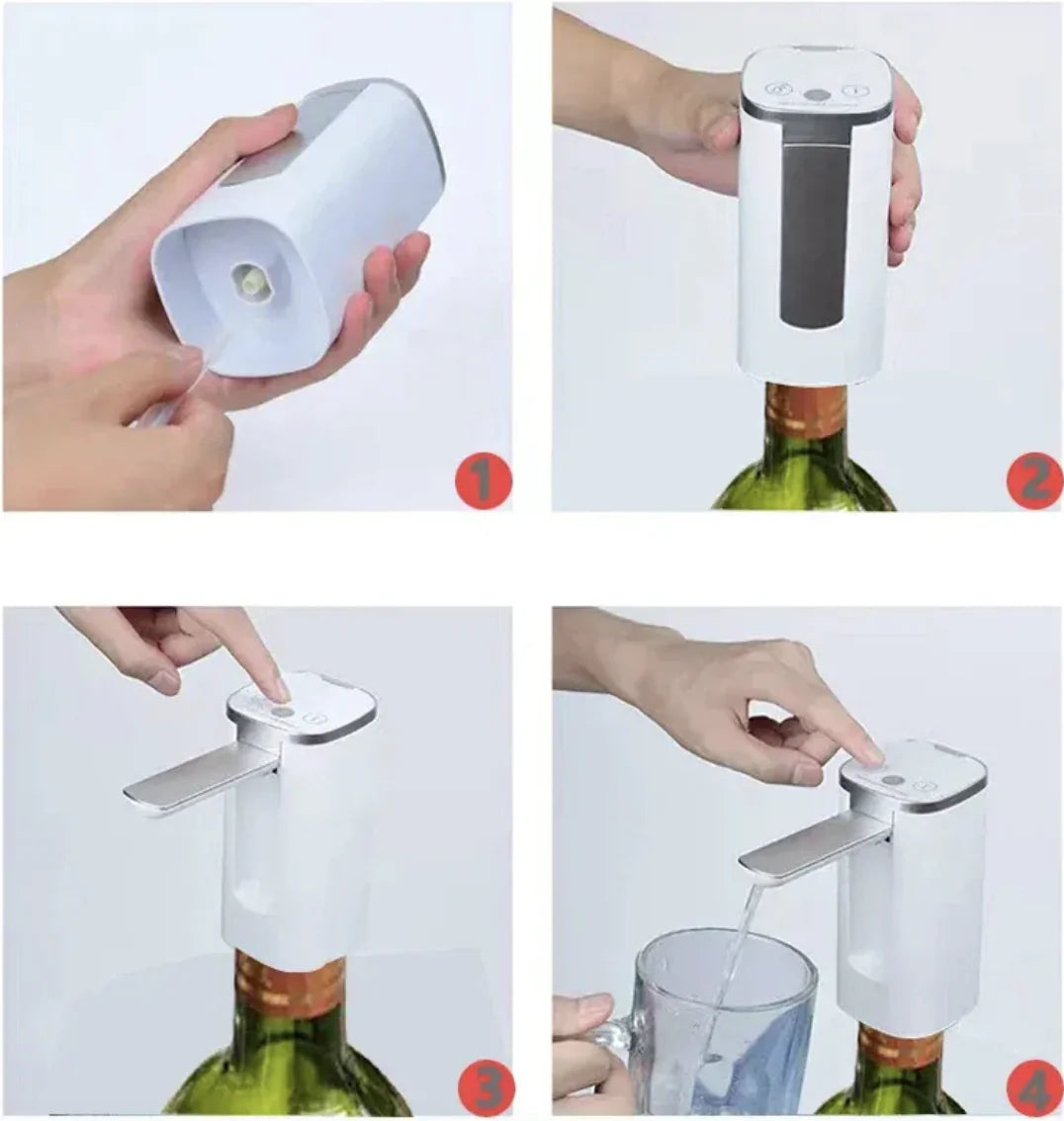 Fingerprint-Activated Touch Screen Digital Wine Beverage Dispenser
